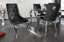 Rococo Design szék Rococo Levia fej fekete / króm