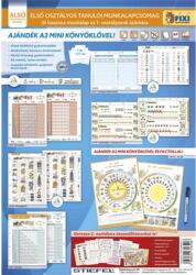 STIEFEL Tanulói munkalap csomag, 5 munkalap, 1 alátét, filc, STIEFEL "I. osztály (VTMCS01U) - fiorex