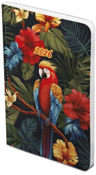 TopTimer Határidőnapló TOPTIMER Joy Flexi F012 B/6 heti fehér lapos Papagáj 2026 (23_032731)