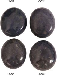 Palm Stone Dumortierit Natural - 53-63 x 39-55 x 21-33 mm - Piatra pentru Autocontrol si Claritate in Decizii - ( XXL ) - 1 Buc