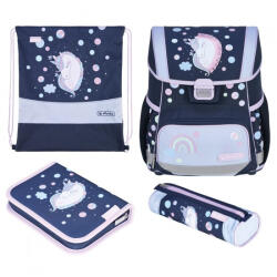 Herlitz hátizsák, iskolatáska, Loop szett, Unicorn Dreams Iskolatáska szett