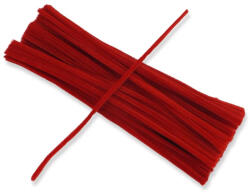 Zsenília drót - piros 100db/csomag