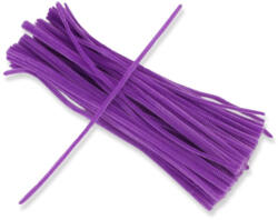  Zsenília drót - lila 100db/csomag