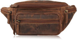 Paolo Peruzzi férfi bőr deréktáska vintage T-136-HBR | barna