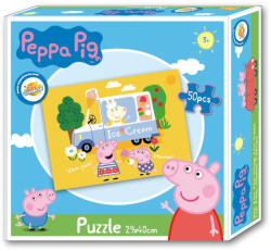  Peppa malac Ice Cream vendor puzzle 50 db-os (ARJ021955)