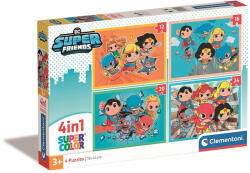  DC Super Hero Mini-mates 4 az 1-ben puzzle Clementoni (CMC21520)