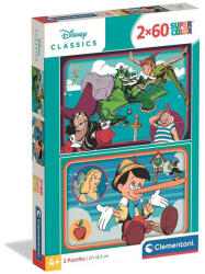  Disney Classics Adventure 2x60 db-os puzzle Clementoni (CMC24823)