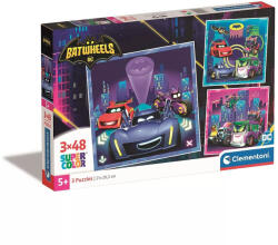  Batman Batwheels 3x48 db-os puzzle Clementoni (CMC25307)