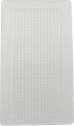 Butika Foltvarró vonalzó, centis bevágásokkal, 22x38cm