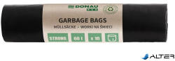 DONAU Szemeteszsák, extra erős, 60 l, 10 db, 30 , DONAU 'Eco', fekete (22021422-05)