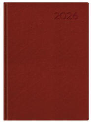 TopTimer Naptár, tervező, A5, napi, TOPTIMER, "Economic", bordó (26E021E-002)