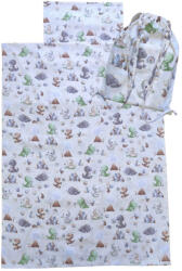  Aztadejó bébi dínó bölcsis ovis ágyneműhuzat hátizsákba csomagolva 100x135 cm 40x50 cm (AZTAAGY22)