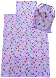  Aztadejó rózsaszín lovas bölcsis ovis ágyneműhuzat hátizsákba csomagolva 100x135 cm 40x50 cm (AZTAAGY20)