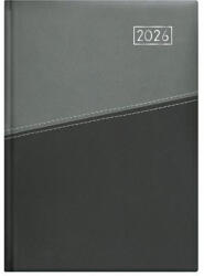 TopTimer Naptár, tervező, B5, heti, TOPTIMER "Duplex", antracit-szürke (27C011D-053)
