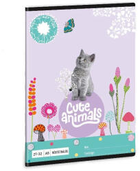 Ars Una Füzet kockás A/5 Cute Animals