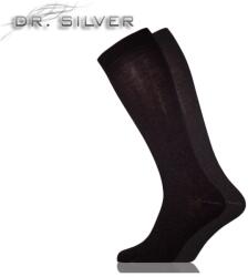 Herbert Dr. Silver Térd - Ezüstszálas térdzokni Fekete, 44-46 97303