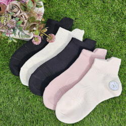 Aura Via Antibakteriális köztes szárú zokni szett - SAROKVÉDŐVEL 5 pár 35-38 99096