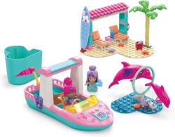 Mattel Mattel Mega blocks Barbie - Aventură cu delfini (HHW83) (81502) Papusa Barbie
