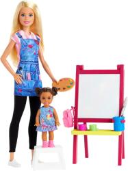 Mattel Mattel Barbie - Profesoară de artă (GJM29) (55067) Papusa Barbie