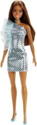 Mattel Mattel Barbie: Rochii Glitz - Păpușă cu Ten Întunecat în Rochie Albastru Deschis (HJR95) (87534) Papusa Barbie
