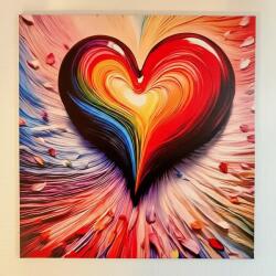 Izzó szív fa puzzle (oc-glowingheart-l)