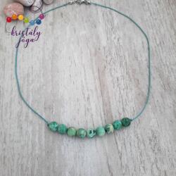 Kristály Jóga Shop Türkiz (valódi) ásvány gyöngysor