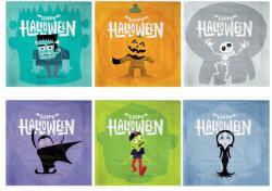 PartyPal Szalvéta Halloween mintás 33 cm X 33 cm, 16 db/csomag