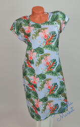  Kereszt Hátpántos, Virág Mintás Rövid Ruha! S-es (2)