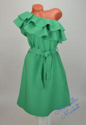  Fodros-Félvállas Rövid Ruha! L-es