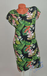  Kereszt Hátpántos, Virág Mintás Rövid Ruha! L-es (4)