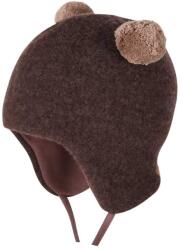 Pure Pure Căciulă lână merinos fleece Pure Pure - Dark Brown - scutecila - 161,00 RON