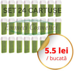 Emmeci Cosmetici Set 24 cartuse ceara epilat - Emmeci Cosmetici - VERZI (EC24V)