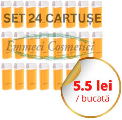 Emmeci Cosmetici Set 24 cartuse ceara epilat - Emmeci Cosmetici - GALBENE (EC24G)