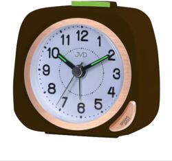 JVD Ceas deșteptător analogic JVD SRP7202.4 cu funcționare lină, maro