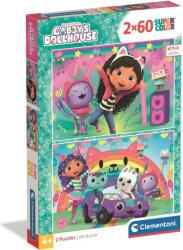 Clementoni - Puzzle 2x60 Gabby's Dollhouse - 40 - 99 piese