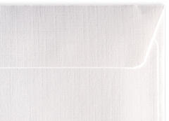 Expresta Fehér boríték textilstruktúrával