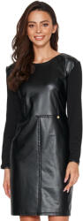 Numinou Rövid bőr ruha - fekete
