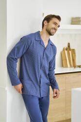 Taro Férfi pamut pizsama gombos Taro Darek 3485 5XL-6XL