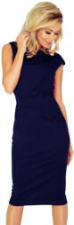 Numoco Elegáns női ruha 144-4 SARA - sötétkék