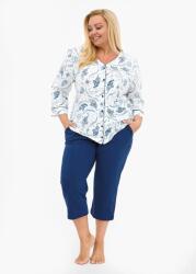 Cornette Női gombos pizsama Cornette 162/446 Kristin 2 3/4 3XL-5XL