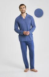 Taro Férfi pamut pizsama, gombos Taro Darek 3484 3XL-4XL