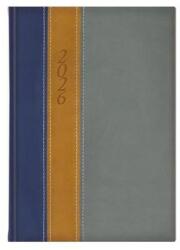 TopTimer Naptár, tervező, A5, napi, TOPTIMER "Fashion", kék-okker-szürke (NKF021KOSZU) - jatekotthon