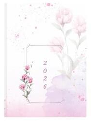 TopTimer Naptár, tervező, B6, napi, TOPTIMER, "Joy", pünkösdi rózsa (NKJ022PRU) - jatekotthon