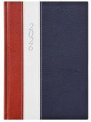 TopTimer Naptár, tervező, B5, heti, TOPTIMER "Fashion", bordó-fehér-kék (NKF011BOFKU) - jatekotthon