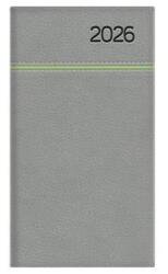 TopTimer Zsebnaptár, álló elrendezésű, TOPTIMER, "Young", szürke-zöld (NKY035SZZU) - jatekotthon