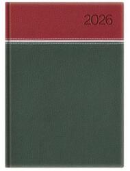 TopTimer Naptár, tervező, A5, napi, TOPTIMER, "Young", bordó-fehér-zöld (NKY021BFZU) - jatekotthon