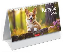 TopTimer Naptár, asztali, álló, TOPTIMER, "Kutyák (NKT581PU) - jatekotthon