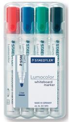 STAEDTLER Lumocolor 351 Táblamarker - 2 mm, 4 db-os Készlet