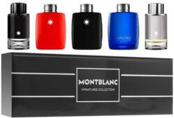 Mont Blanc Miniatures Collection SET: Explorer EDP 4, 5ml + Legend Red EDP 4, 5ml + Legend EDT 4, 5ml + Legend Blue EDP 4, 5ml + Eplorer Platinum EDP 4, 5ml férfi parfüm