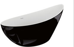 M-Acryl Paradise 180x80 cm shiny black/white